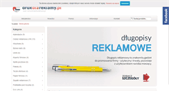 Desktop Screenshot of drukdlareklamy.pl