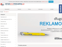 Tablet Screenshot of drukdlareklamy.pl